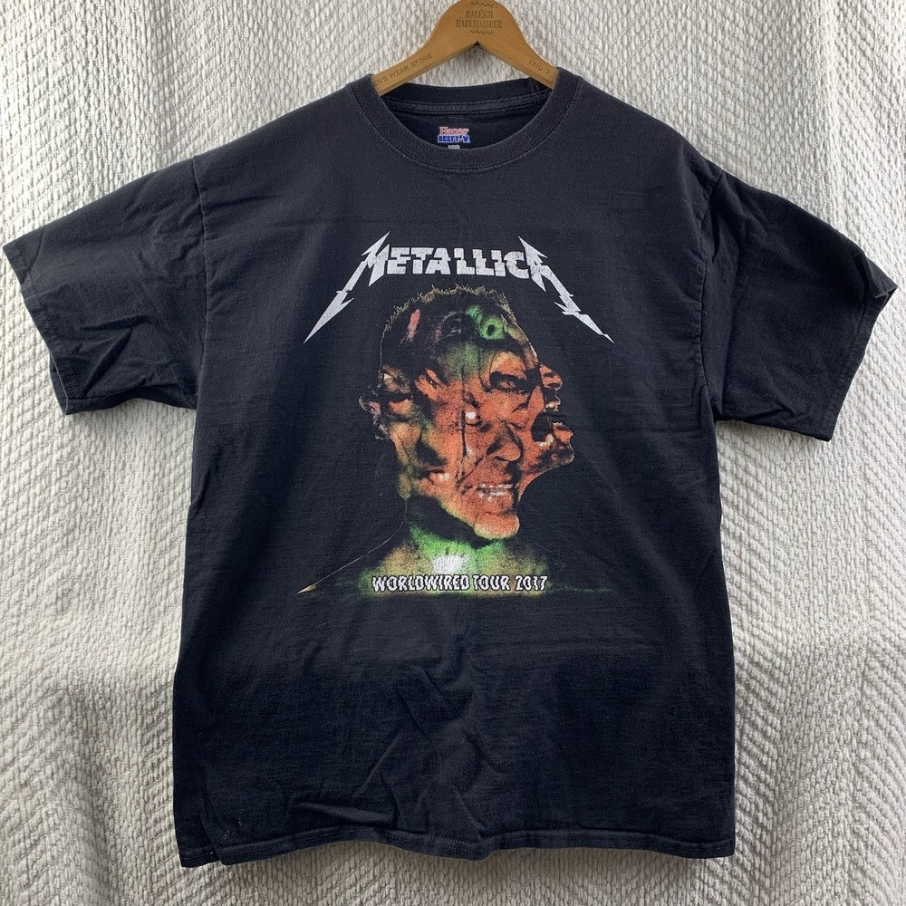 Black Graphic Tour T-Shirt - Black